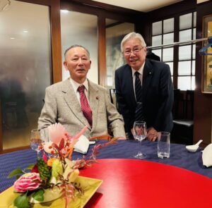 谷垣先生へご挨拶