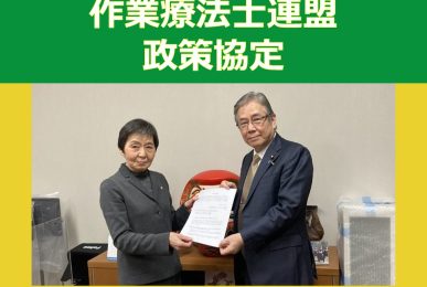 日本作業療法士連盟　推薦状